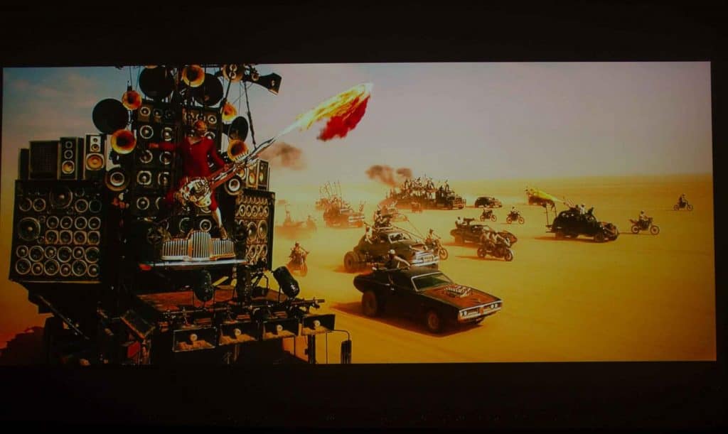 A shot from Mad max Fury roads