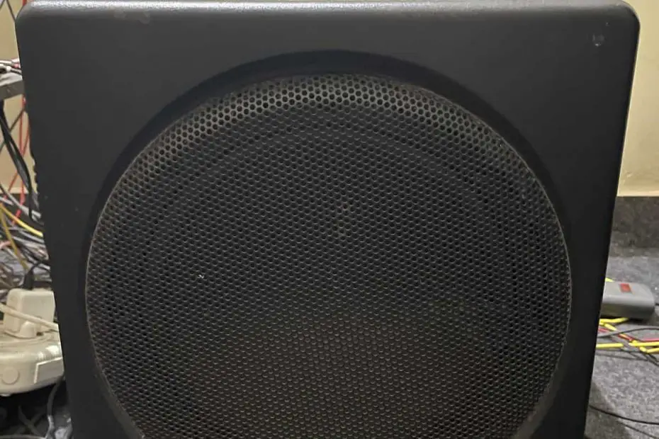Picture of a subwoofer